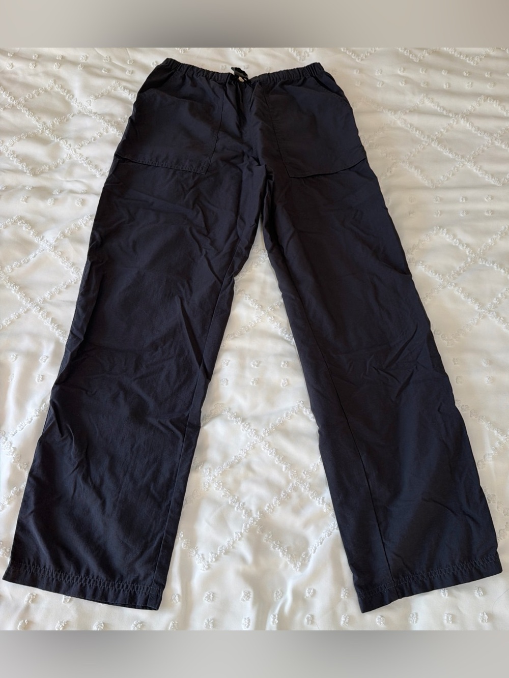 Vintage Y2K Patagonia Women’s M Worn Wear Go II Navy Nylon Belted Pants 56182